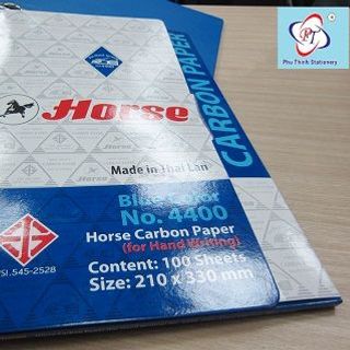 Giấy than Thái Lan Horse Xanh 4400