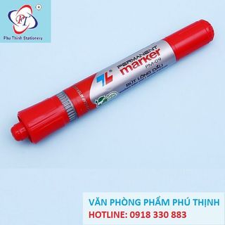Bút lông dầu PM-09 THIÊN LONG 2 đầu to nhỏ - không xóa được PM-09