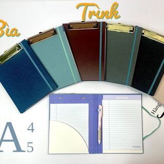 Bìa trình ký kép A4,A5 cao cấp Tiến Phát
