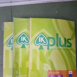 BÌA MÀU THÁI LAN A4 ĐL 180GSM