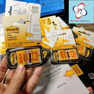 GIẤY NOTE TRÌNH KÝ SIGN HERE POST IT