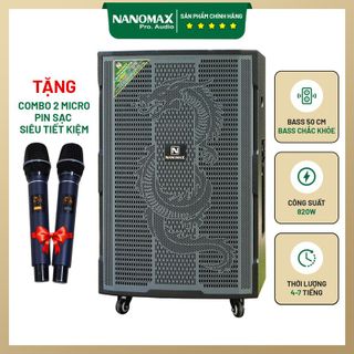 Loa Kéo Nanomax GT-2024 Bass 50cm 820w Karaoke Bluetooth giá sỉ