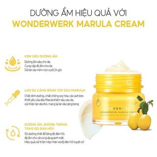 Kưỡng Da Forencos Wonderwerk Marula Cream 50ml Vàng Chính Hãng