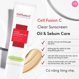 KEM Chống Nắng Cell Fusione C Clear 50ml Chính Hãng