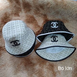 Mũ bucket chữ x màu trắng hoặc đen CQ giá sỉ