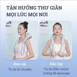 Máy Massage Cổ Vai Gáy Bản Cao Cấp, Quà Tặng Ý Nghĩa Cho Gia Đình Massge Toàn Thân
