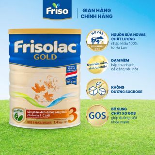 SỮA BỘT FRISOLAC GOLD 3 1400G CHO BÉ 1-2 TUỔI - FRISO GOLD giá sỉ