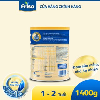 SỮA BỘT FRISOLAC GOLD 3 1400G CHO BÉ 1-2 TUỔI - FRISO GOLD