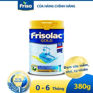 SỮA BỘT FRISOLAC GOLD 1 380G CHO BÉ 0-6 THÁNG - FRISO GOLD