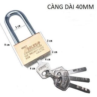 Ổ KHÓA ZSOLEX-R 40MM DÀI 4 CHÌA