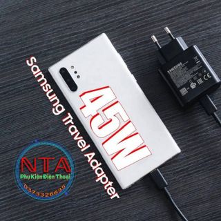 Sạc Nhanh SamSung 45W Bộ Sạc Nhanh 45W Type C 10plus/S20 Ultra/S22 Ultra/S23 Ultra/S24 ultra/fold4/zflip4/ Tab S7/ Tab S8