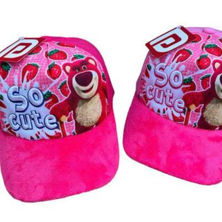 Nón kết trẻ em in gấu, trái dâu CQ