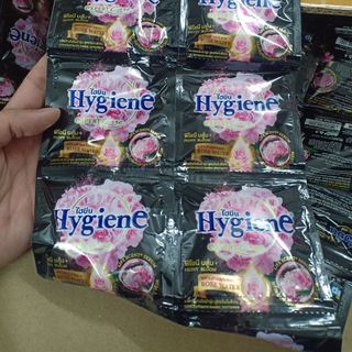 (ĐỦ MÀU) Nước xả vải Hygiene dây Thái Lan siêu đậm đặc 20ml (12 gói / 1 dây)