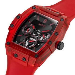 ĐỒNG HỒ NAM CAO CẤP GUE.SS CAO SU ĐỎ 1