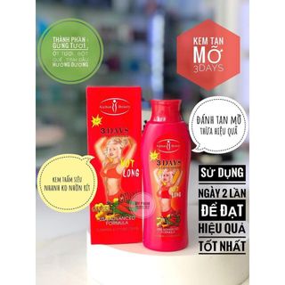 Kem Xóa Tan Mỡ 3 Day Thái Lan chiết xuất từ tự nhiên gồm gừng, ớt, trà xanh 200ml