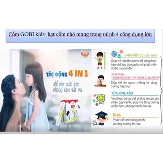 Cốm ăn ngon Gobi Kids cao xương ngựa bạch Mông Cổ giúp trẻ ăn ngon miệng, tăng cường hấp thu dưỡng chất hiệu quả
