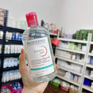 Tẩy trang bioderma xanh , hồng