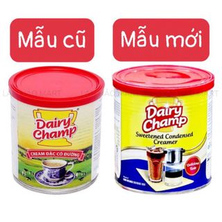 Thùng 24 lon Sữa đặc có đường Dairy Champ loại 1kg (mẫu mới)
