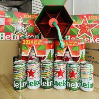 Set Hộp quà bia Ken Tết 2024 ( 6 lon)
