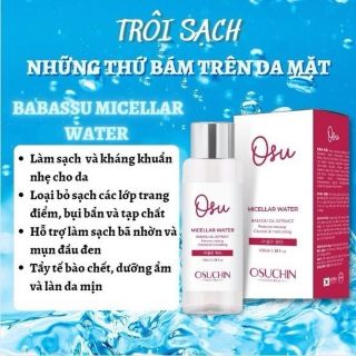 Nước tẩy trang Osuchin hỗ trợ làm sạch da cho Tất cả các loại da