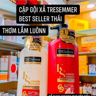 Cặp Gội + Xả Tres emme Thái Lan 450ml siêu mềm mượt [CHÍNH HÃNG]