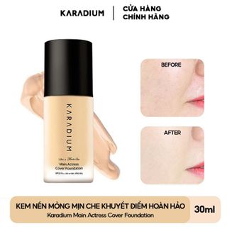 Kem Nền Karadium Main Actress Cover Foundation SPF30/PA++ 30ml Chính Hãng