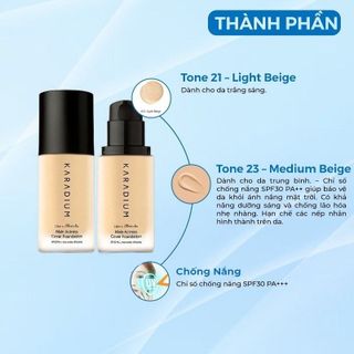 Kem Nền Karadium Main Actress Cover Foundation SPF30/PA++ 30ml Chính Hãng