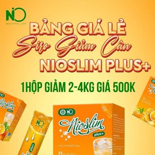 Siro Giảm Cân Nio Slim Plus+ Chính Hãng Sỉ Từ 3 Sản Phẩm