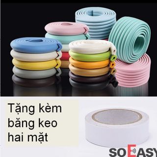 CUỘN DÂY CAO SU BỌT BIỂN DÁN BỌC GÓC CẠNH BÀN