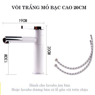 Vòi lavabo nóng lạnh kiểu bóng kính dành cho lavabo âm bàn và dương bàn, có nhiều màu sắc lựa chọn mã V23BK