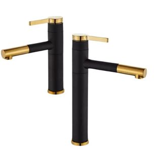 Vòi lavabo nóng lạnh kiểu bóng kính dành cho lavabo âm bàn và dương bàn, có nhiều màu sắc lựa chọn mã V23BK
