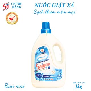 Nước giặt xả Saigon TH 3kg hương Ban Mai