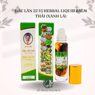 Dầu lăn nhân sâm Thái Lan 22 vị hiệu Ông già Herbal Liquid Balm Yatim Brand giá sỉ