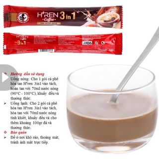 Cafe hoà tan 3 in 1 thương hiệu hren coffee giá sỉ giá bán buôn số lượng