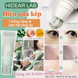 HIDEAR LAB Kem chống nắng pha lê hiệu quả kép 50ml