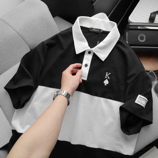 ÁO THUN OVERSIZE POKER 100% COTTON, THẤM HÚT TỐT, CO GIÃN MỀM MẠI P211