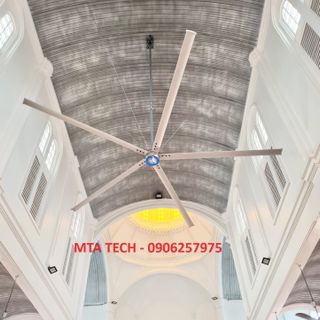 Quạt trần công nghiệp - quạt HVLS - quạt trần sải cánh lớn MTA TECH cao cấp giá rẻ