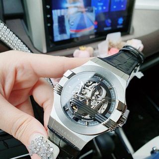 ĐỒNG HỒ NAM CƠ CAO CẤP MASERA.TI VIỀN BẠC 1