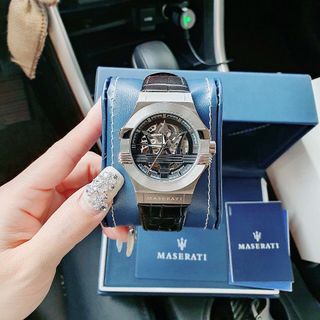 ĐỒNG HỒ NAM CƠ CAO CẤP MASERA.TI VIỀN BẠC 1