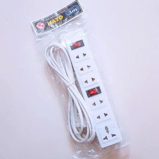 Ổ CẮM ĐIỆN 6 PHÍCH 2 CÔNG TẮC DÂY DÀI 3M