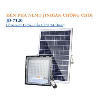 Đèn Pha Năng Lượng Mặt Trời 120W Jindian JD-7120 Chống Chói - Bảo Hành 24 Tháng giá sỉ