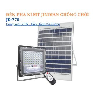 Đèn Pha Năng Lượng Mặt Trời 70W Jindian JD-770 Chống Chói - Bảo Hành 24 Tháng giá sỉ