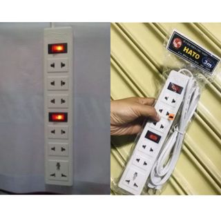 Ổ CẮM ĐIỆN 6 PHÍCH 2 CÔNG TẮC DÂY DÀI 3M