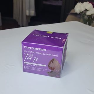 Kem Body Tía Tô- Kem dưỡng trắng da toàn thân tía tô tony 180g trắng mịn, trắng thật & không lộ vân kem