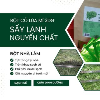 Sỉ bột cỏ lúa mì non hữu cơ 3DG sỉ từ 10 túi