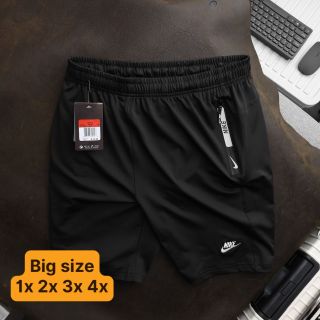 Short nam big size thun poly 4c dày 85k dặn mịn mát, trơn láng, co giãn 4c, 3 túi khoá kéo Size : xl 2xl 3xl 4xl Ri 2222 giá sỉ