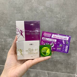 Combo Kem Face Tím Nám Tàn Nhang + Kem Face Dưỡng Trắng SON Cosmetic Nguyễn Tiên