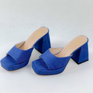 Giày cao gót  9cm Quai Ngang Trơn Jean HOTTREND