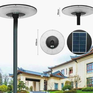 Đèn Sân Vườn, Đèn Đĩa Bay UFO Kim Cương Năng Lượng Mặt Trời Jindian 800W - HÀNG CHÍNH HÃNG - BẢO HÀNH 24 THÁNG