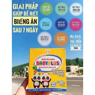 BABYPLUS - Siro Ăn Ngon Baby Plus, Giúp Bé Tăng Cân, Tiêu Hoá Tốt, Tăng Cường Sức Đề Kháng